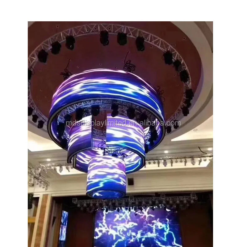 Creative Small Flexible Led Screen P3 Indoor Flexible Led Display Price