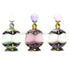 8ml Metal Perfume Bottle Empty Glass Essential 0il Bottle Refillable Decoration Bottles with Crystal Head#56559/56561/56558