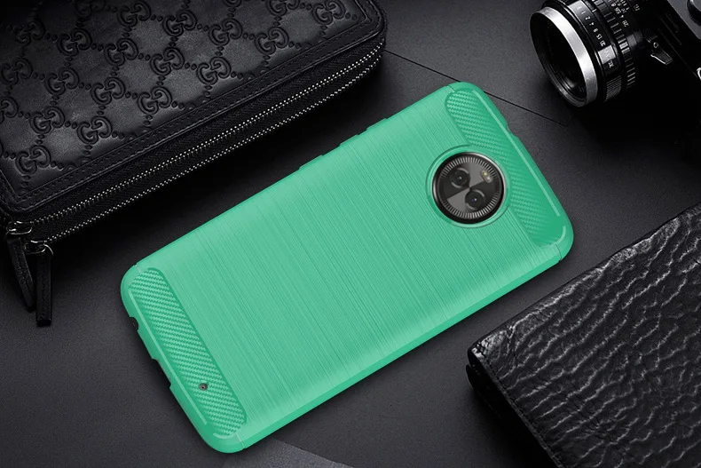 2017 New Arrival Carbon Fiber Tpu case for Motorola Moto X4 brushed tpu soft cover for Motorola Moto X4