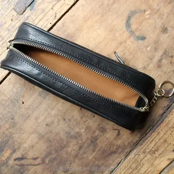 leather pen bag