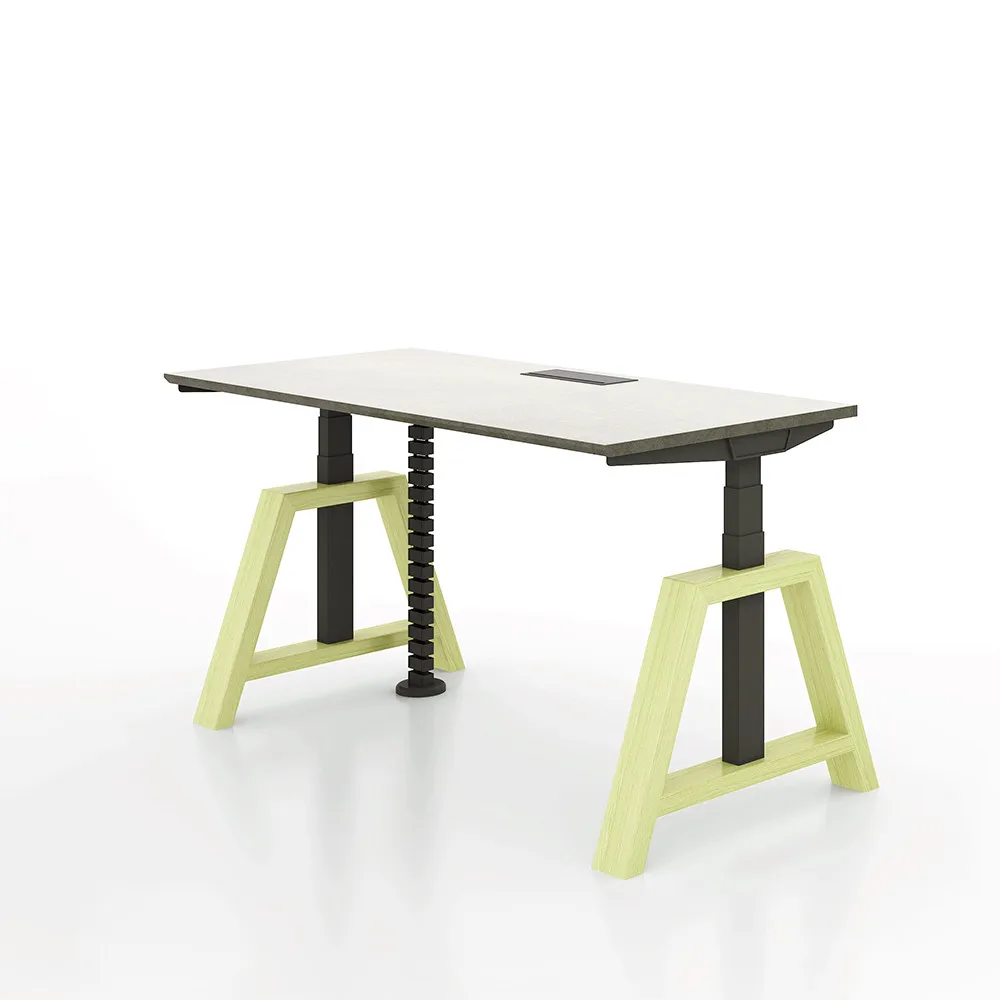 China Adjustable Height Table Base Rising Upright Desk Buy Adjustable