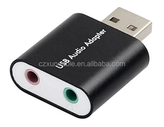 External USB 2.0 to 3D Virtual Audio Sound Card Adapter Converter 7.1 CH 