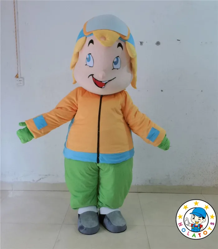 Custom Little Boy Mascot Costume/cartoon Character Mascot Costumes