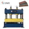 hydraulic press 3d pvc wall panel /color steel roof tile making machine