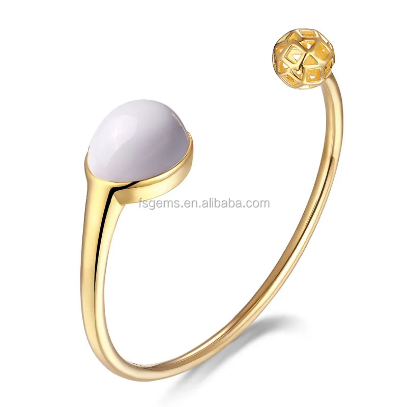 Fashion Intelligent Jewelry Lotus Smart Bangle for Women