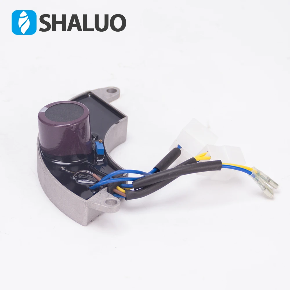 Nuevo Regulador de voltaje automático trifásico 5kw 188 AVR, accesorios de generador de gasolina, estabilizador de voltaje de caja de aluminio