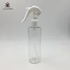 200ml PET Square neck Transparent Trigger Pump Sprayer Bottles