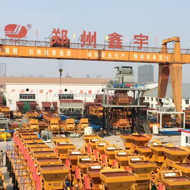 Stable-Concrete-Mixing-Plant-Skip-Type-HZS50-