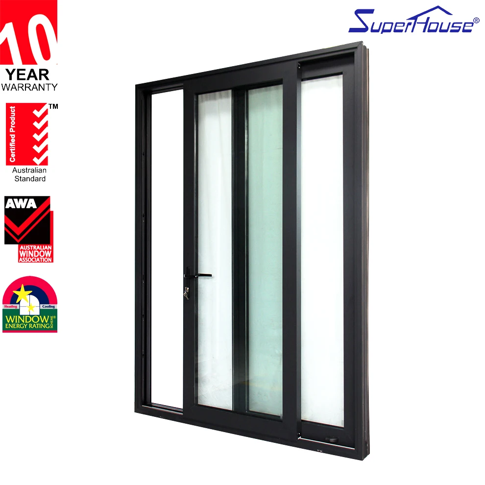 Florida Miami-Dade County Approved NFRC Hurricane impact resistant impact glass slider door
