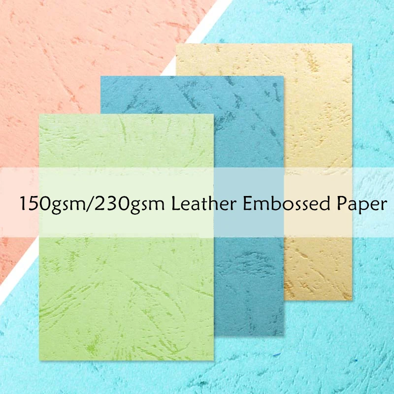 A4 Paper Binding Cover Embossed Grain Paper Buy Embossed Wrapping