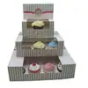 2019 new style cheap custom color cupcake boxes with window