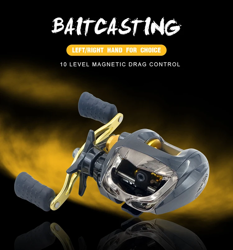 Honoreal Bait Caster Fishing Baitcasting Line Counter Aluminum