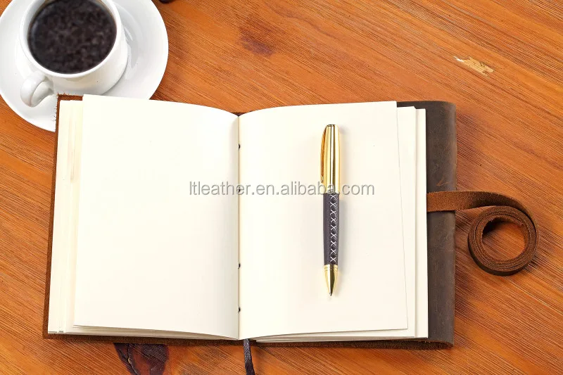 Antique crazy horse diary genuine writing notepad handmade notebook leather bound vintage leather journal notebook
