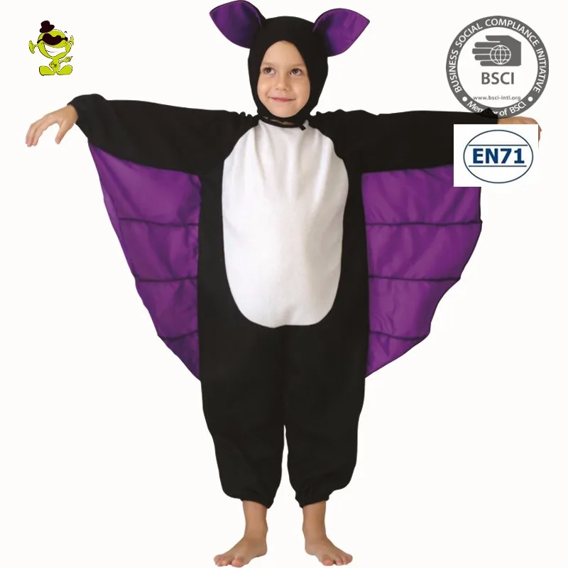 Carnaval De Halloween Fiesta Niños Traje De Murciélago Mardi Gras Niños