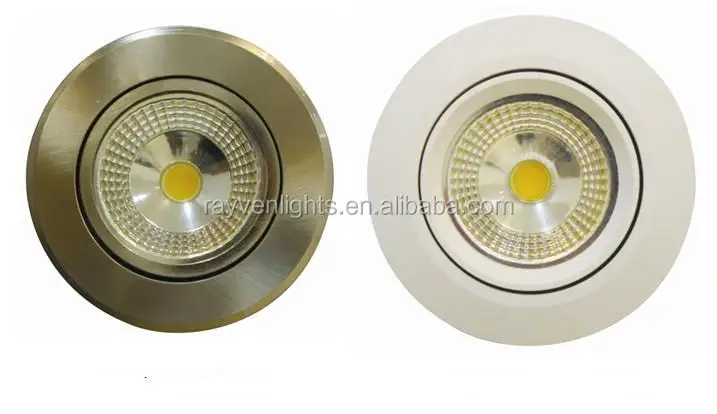 CE SAA approved 12w led downlight shell color white