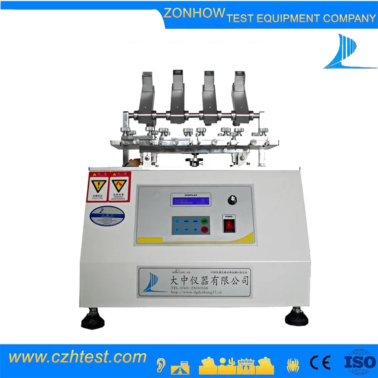 Footwear shoes leather softness flexing rubbing color fastness test machine tester series