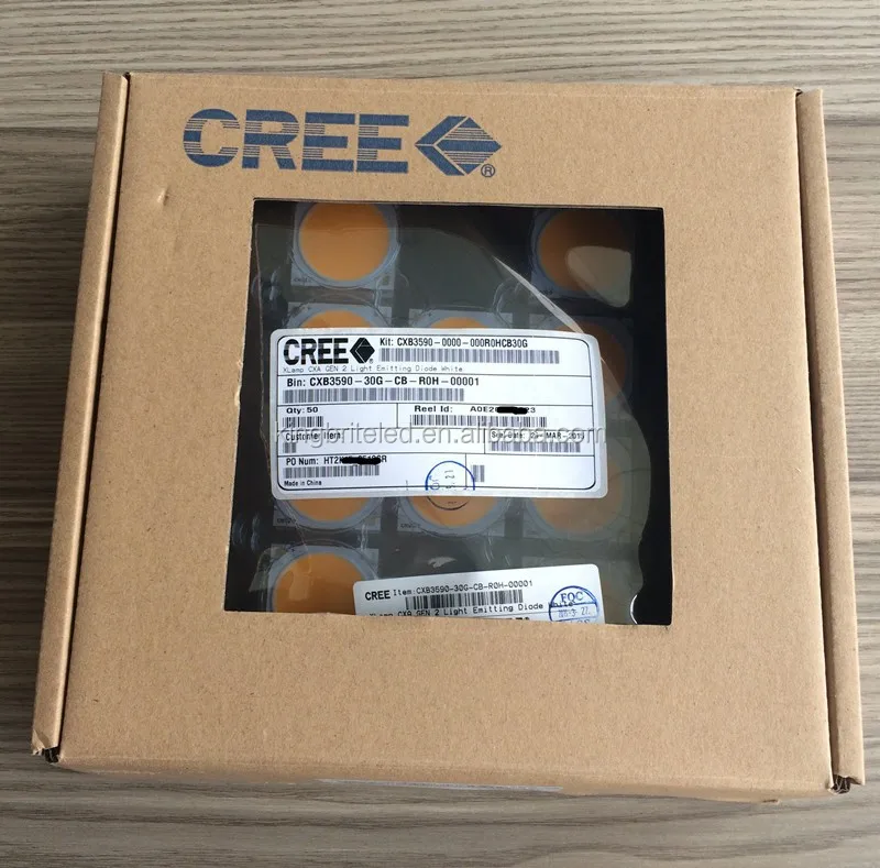 CREE CXB3590, original Cree COB led, 3000K/3500K/4000K/5000K/6500K