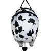 factory price lovely custom logo children cute animals pattern school bag plush toy with zip