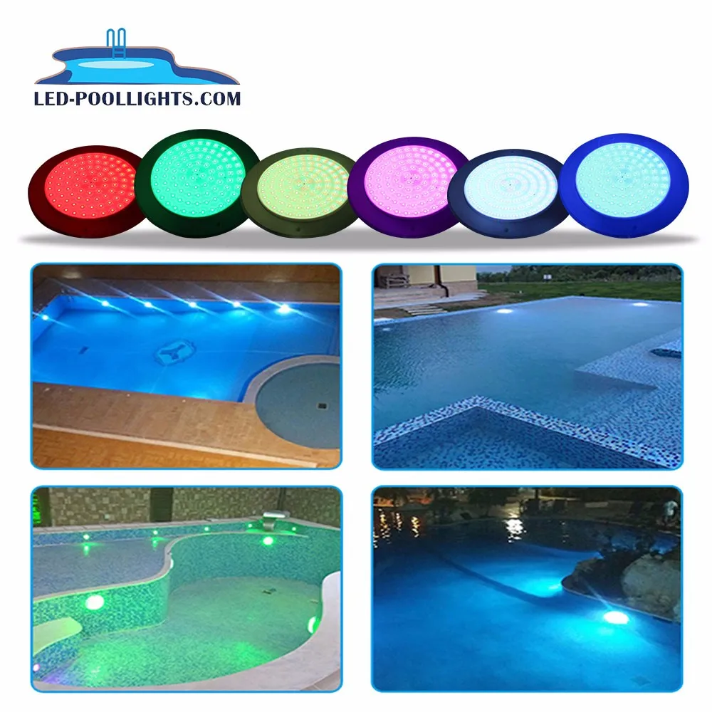Resin Filled Led Light Hot Sale Ip68 316ss Rgb 8mm 24w Thickness Led Underwater Pool Light Buy