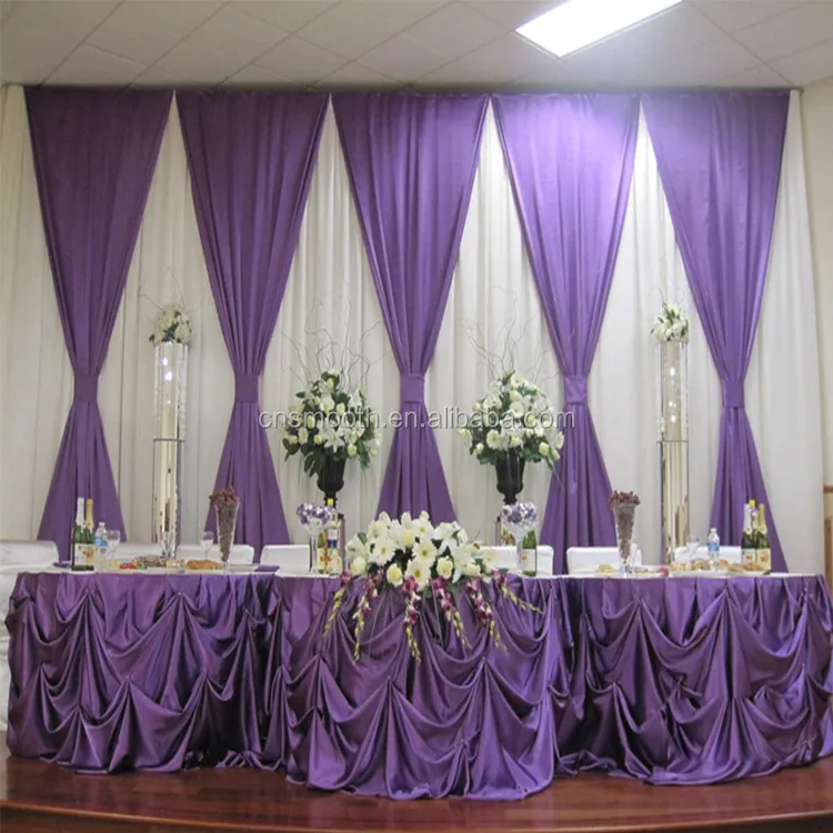 Wedding Decorations Pipe And Drape Backdrop Outdoor Stage Curtain