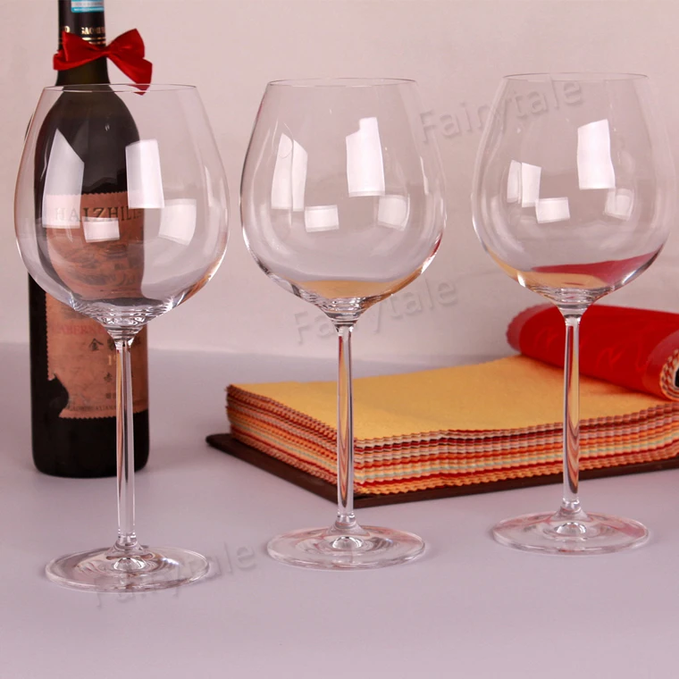 Factory Price Cheap Bulk Customized Clear Crystal Red Wine Glasses For