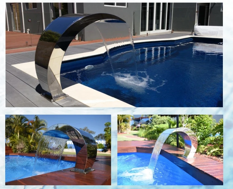 Good Quality Stainless Steel Swimming Pool Spa Fountain Waterfall Buy