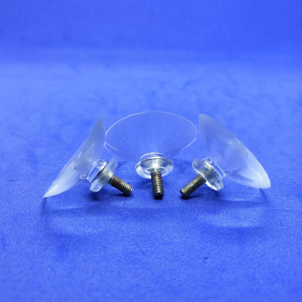 Shqn Clear Pvc Plastic Suction Cups With Mounting Screws For Glass