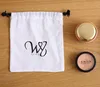 Custom grocery natural cotton drawstring bag canvas string pouch for cosmetic