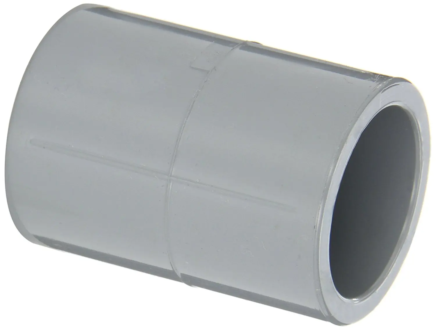 Schedule 80 GF Piping Systems PVC Pipe Fitting Tee Gray 1-1//2 NPT Female