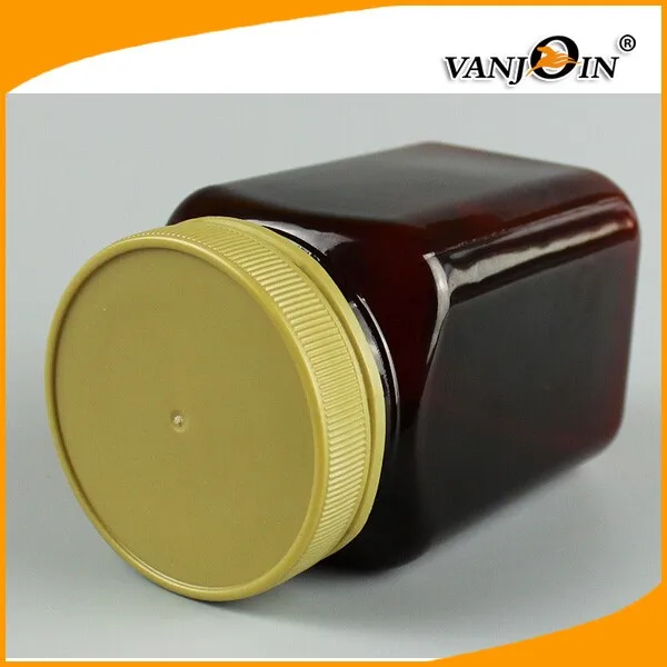 Empty Honey Use 250g 500g Amber Plastic Honey Bottle/honey Jar Buy