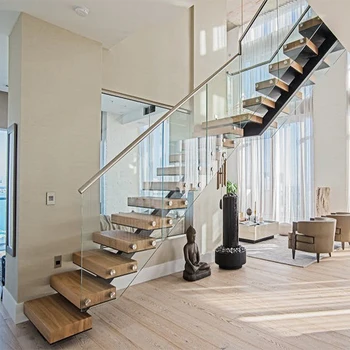 Modern Design Stainless Steel Staircase Railing Curve Duplex Stainless Steel Staircase Railing