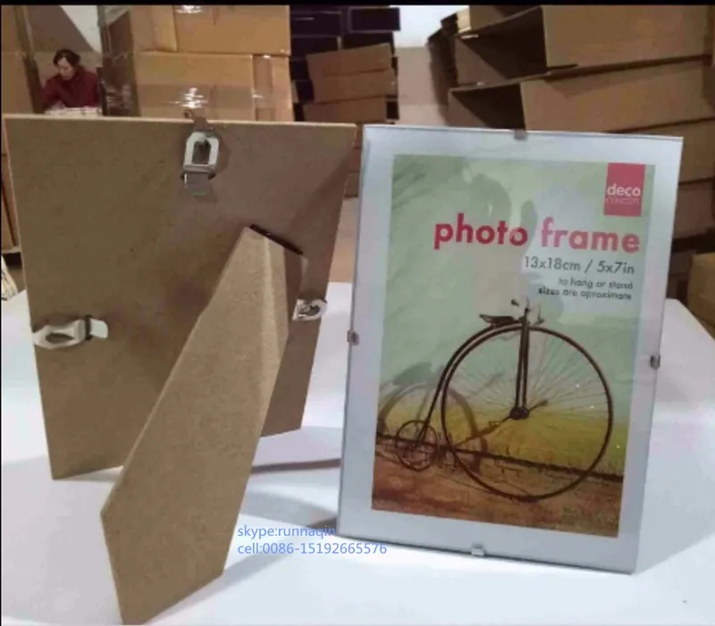 Wholesale Cheap Light Weight Plastic Photo Frame 8x8 20.3x20.3 Wall