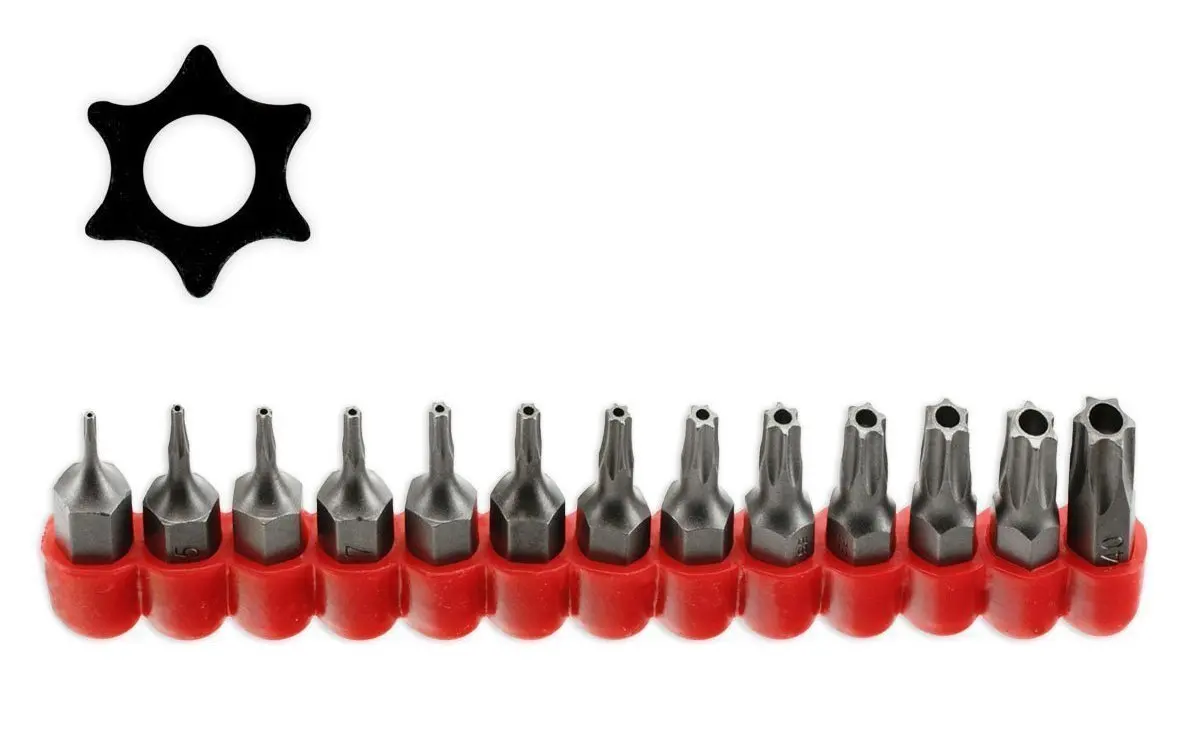 McKay Multifunction 13 Pc, Star 6 Point, Security Tamper Proof, Torx Driver...