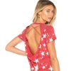 sexy women shirts VINTAGE JERSEY STRAPPY DRAPE BACK TEE