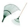22Teeth Steel Garden Rake/Pitchfork Heavy Duty Steel Rake Leaf Lawn adjustable replacement garden pitchfork