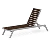 Professional manufacturer outdoor hotel pool furniture composted wooden lounge chair