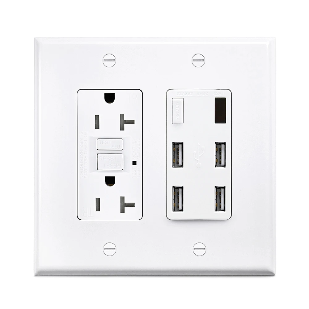 2019 bs 标准地板沙发安装插座双 usb 英国墙插座 2 路 2 开关