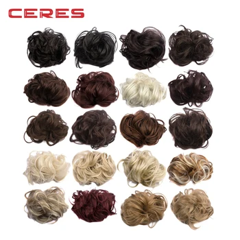 Ladies Fashion Curly Hair Extension Hair Bun Accessory Hairpiece