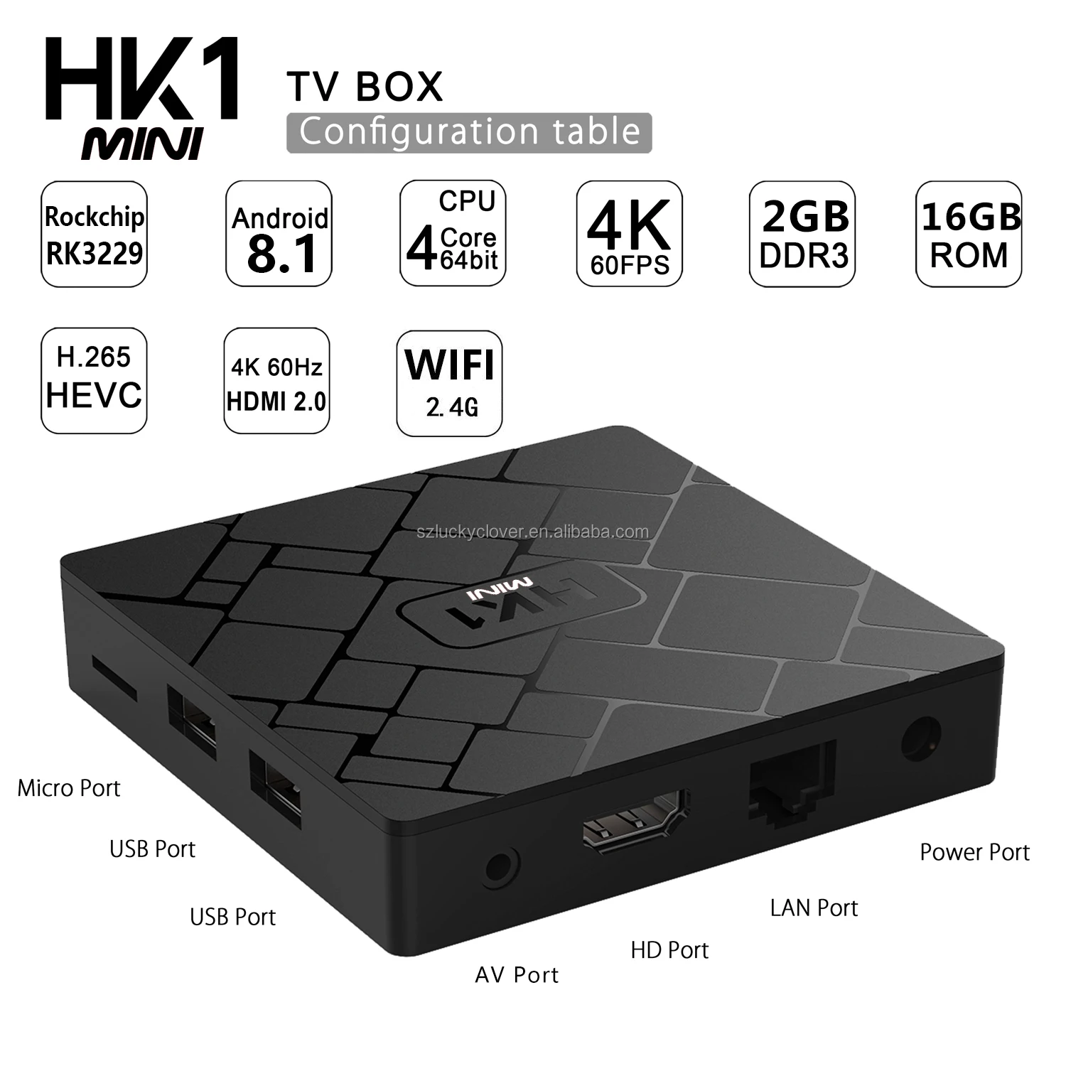 download user manual for android HK1 mini 2GB 16GB Android 8.1 tv box