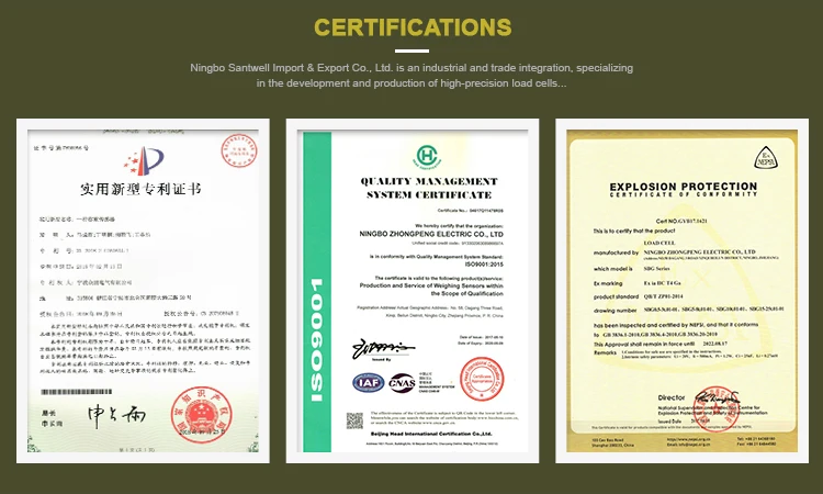 SBG-A 10 Tấn Cảm Biến Tải Trọng Tải Trọng Tải Dầm Cắt Cho Cân Xe Nâng