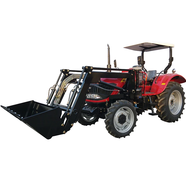 Four Wheel Tractor Equipment 85hp 4wd Farm Tractor With Farm Implements ...