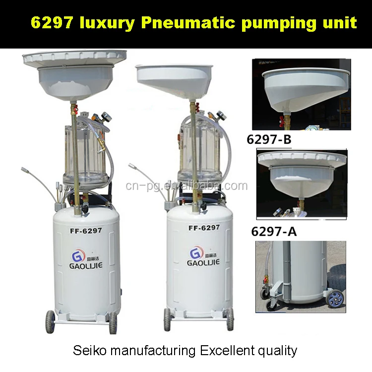 Airoperated Pneumatic Waste Oil Extractor Collector Car Change Oil