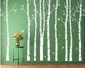 white birch wall decals