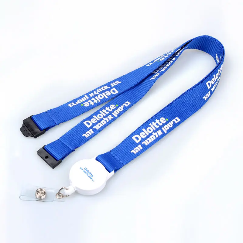 Personalized Retractable Pull Reel Lanyards,Custom Clear Id Badge Reel ...