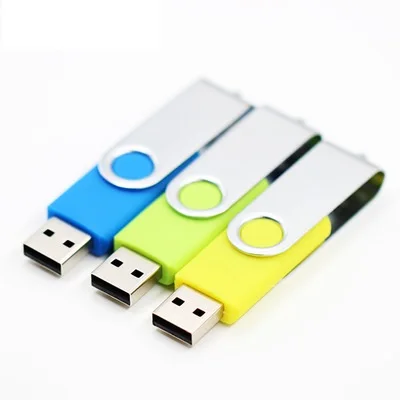 Colour Metal USB Wholesale Pendrive Creative U Disk Custom Logo USB Memoria 2GB 4GB 16GB 32GB 64GB 128GB - ANKUX.COM