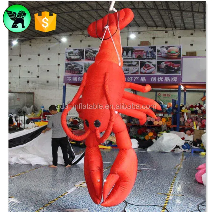 3m High Event Hanging Lobster Inflatable Customized Inflatable Lobster ...