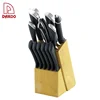 ABS and Forged Handle Hard and Sharp 14Pcs Kitchen Knives