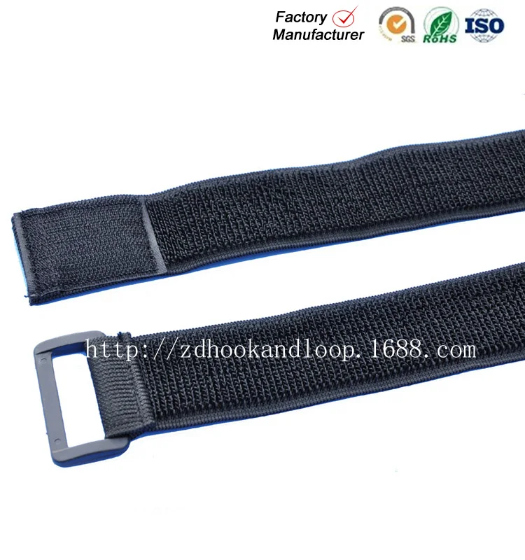 Adjustable Hook And Loop Elastic Strap With Plastic Buckle - Buy ...