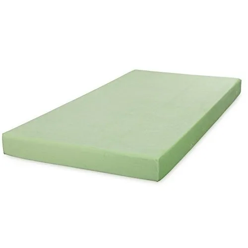 Comfort & Relax Memory Foam Mattress 5 Inch Twin for Bunk Bed, Trundle Bed, Day Bed, Light Green