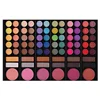 Customized Double Color Gradient Square Compact lazy Eye shadow Pressed Powder Palette Case